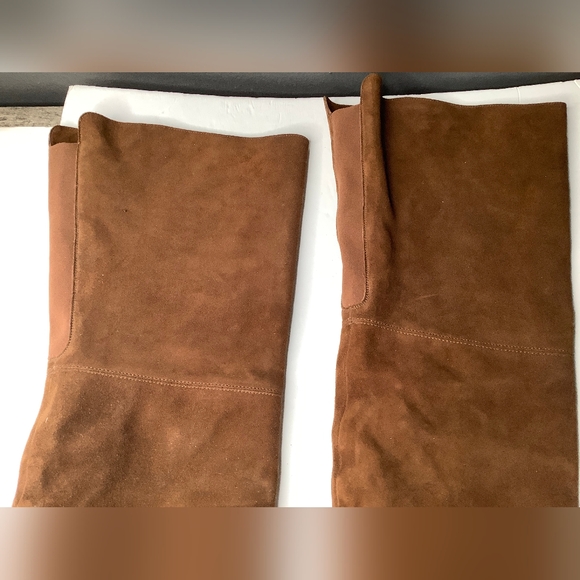Stuart Weitzman Hilo suede over knee walnut boots 6 $798 - Picture 5 of 14